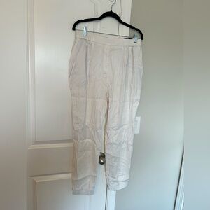 Express Women's Off White Linen Style Pants